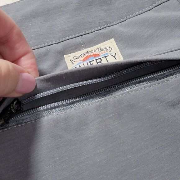 Faherty All Day Shorts Mens Size 38 Hybrid Stretch Performance Chino Golf Gray - Picture 5 of 13